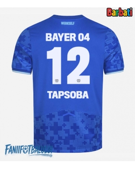 Bayer Leverkusen Edmond Tapsoba #12 Tricou Fotbal Replică 2025-26 Barbati Treilea